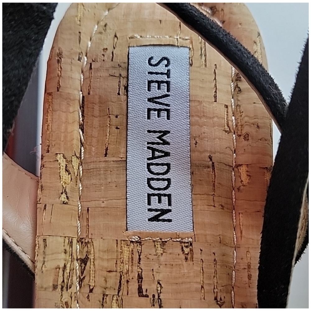😎Steve Madden | Mule Wedge Sandals | Size 9.5 - Picture 10 of 10